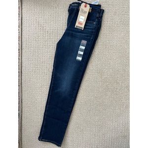 High rise straight cropped Levi’s